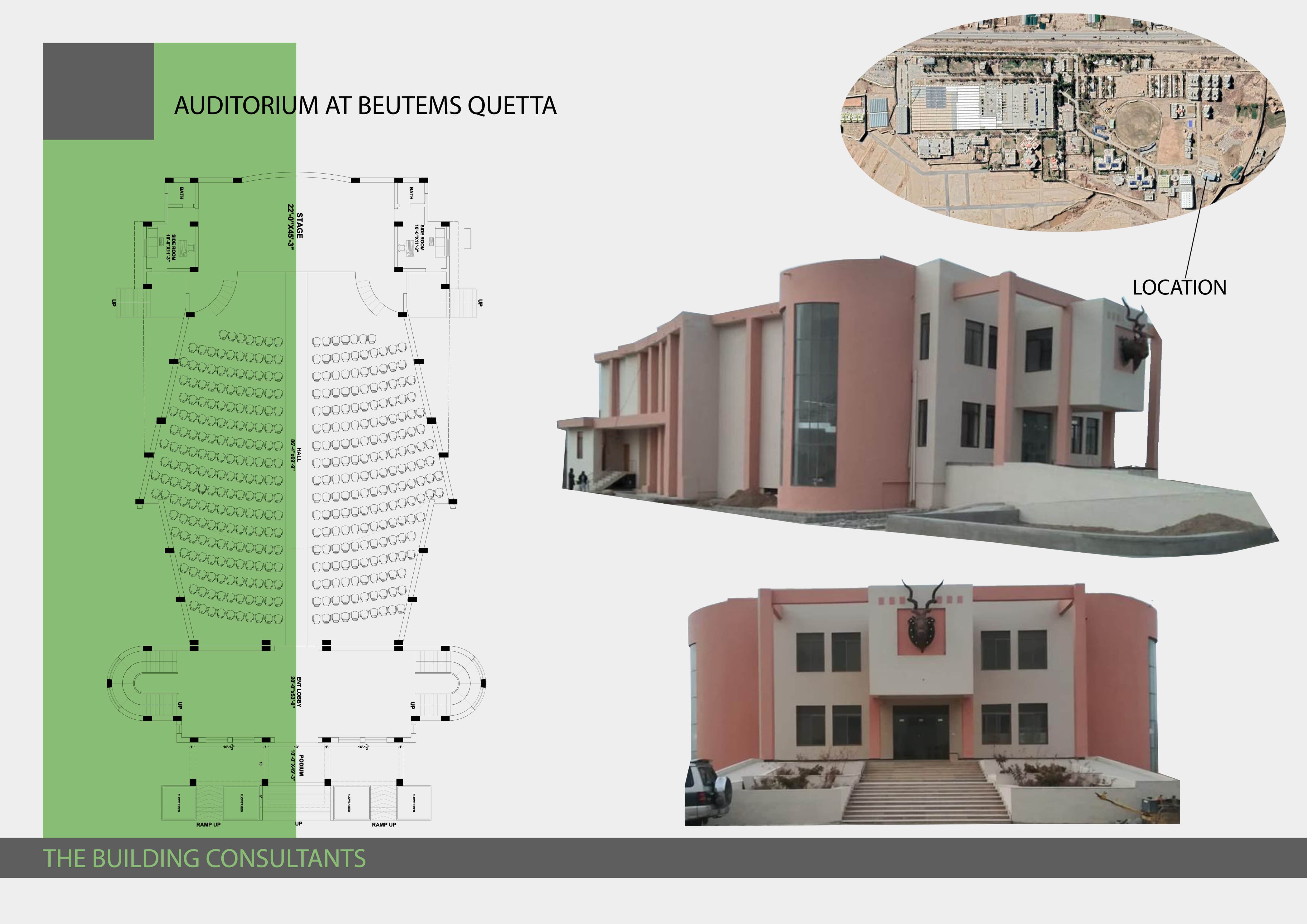 BUITEMS Jinnah Auditorium.