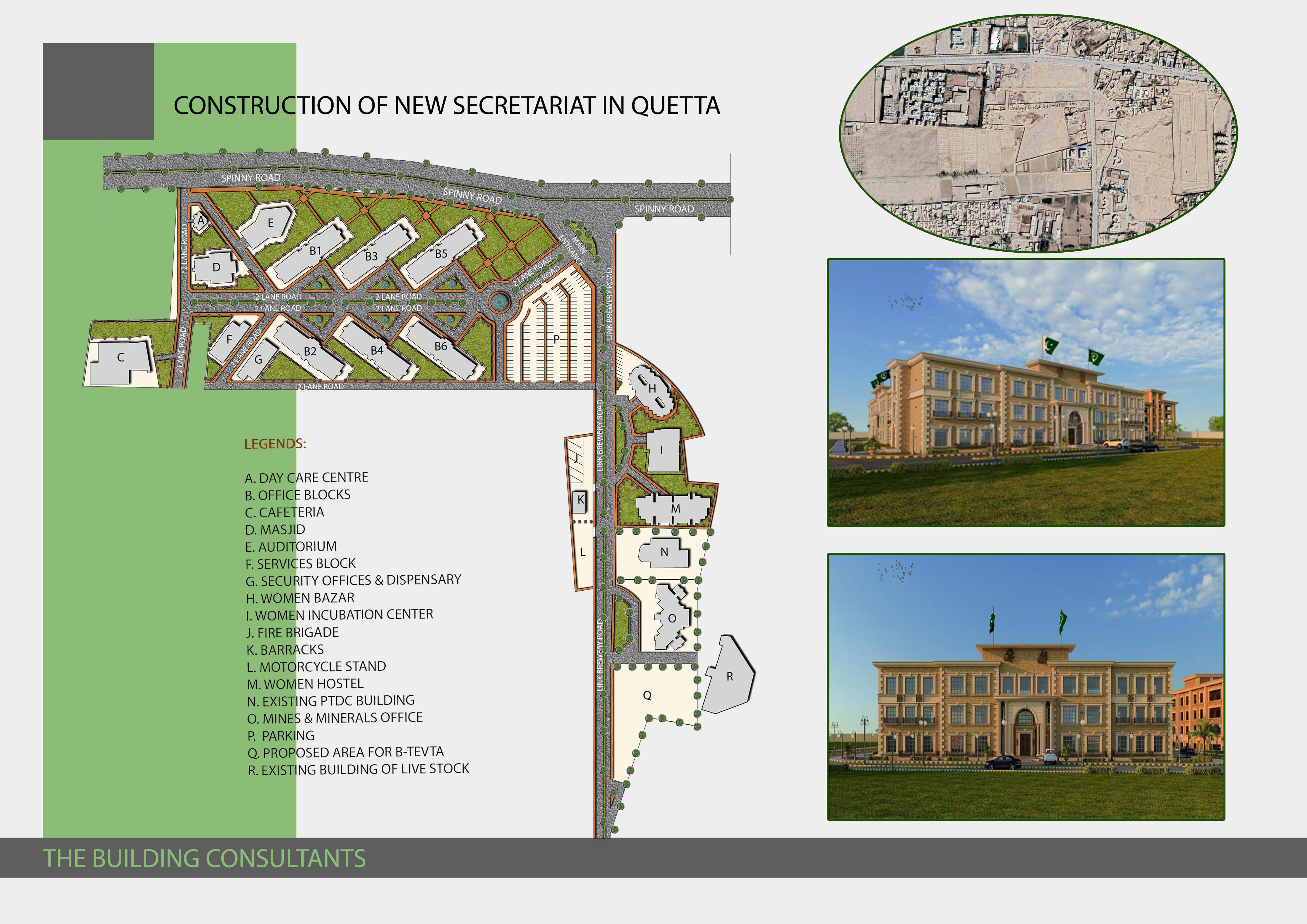 Construction of New Secretariat.